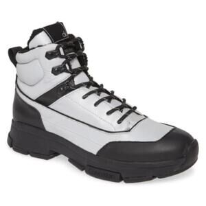 Calvin Klein Cillian Smooth Calf Reflective Boots Size 11.5